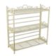 A 3 TIER IRON ETAGERE - WHITE