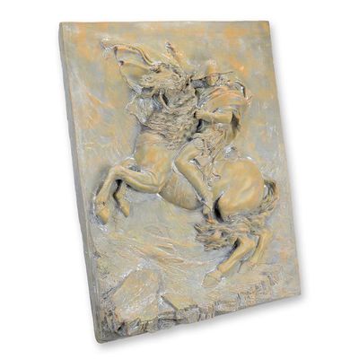 A 3D MGO WALL MOUNT PLAQUE OF NAPOLEON