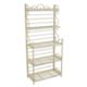 A 5 TIER IRON ETAGERE - WHITE