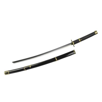 A BLACK HANDLED KATANA