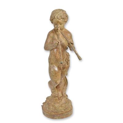 A BOY WITH AULOS FOUNTAIN