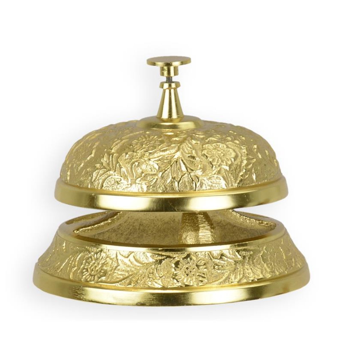 A BRASS GOLD HOTEL BELL