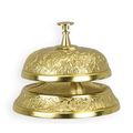 A BRASS GOLD HOTEL BELL
