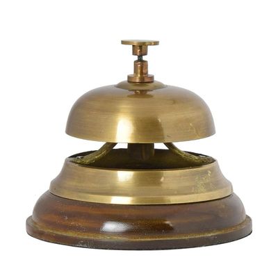 A BRASS HOTEL BELL