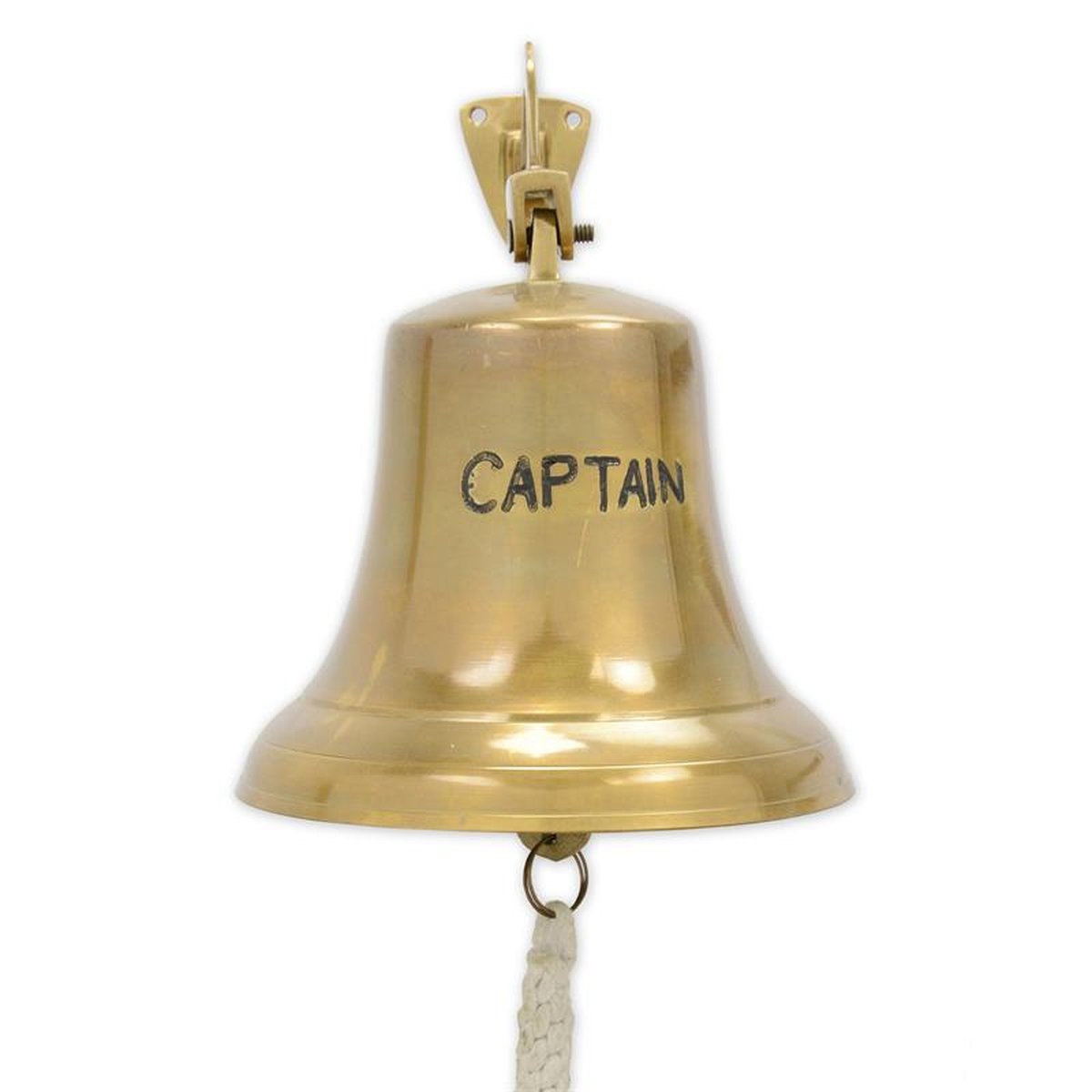 A BRASS SHIP BELL CAPTAIN""