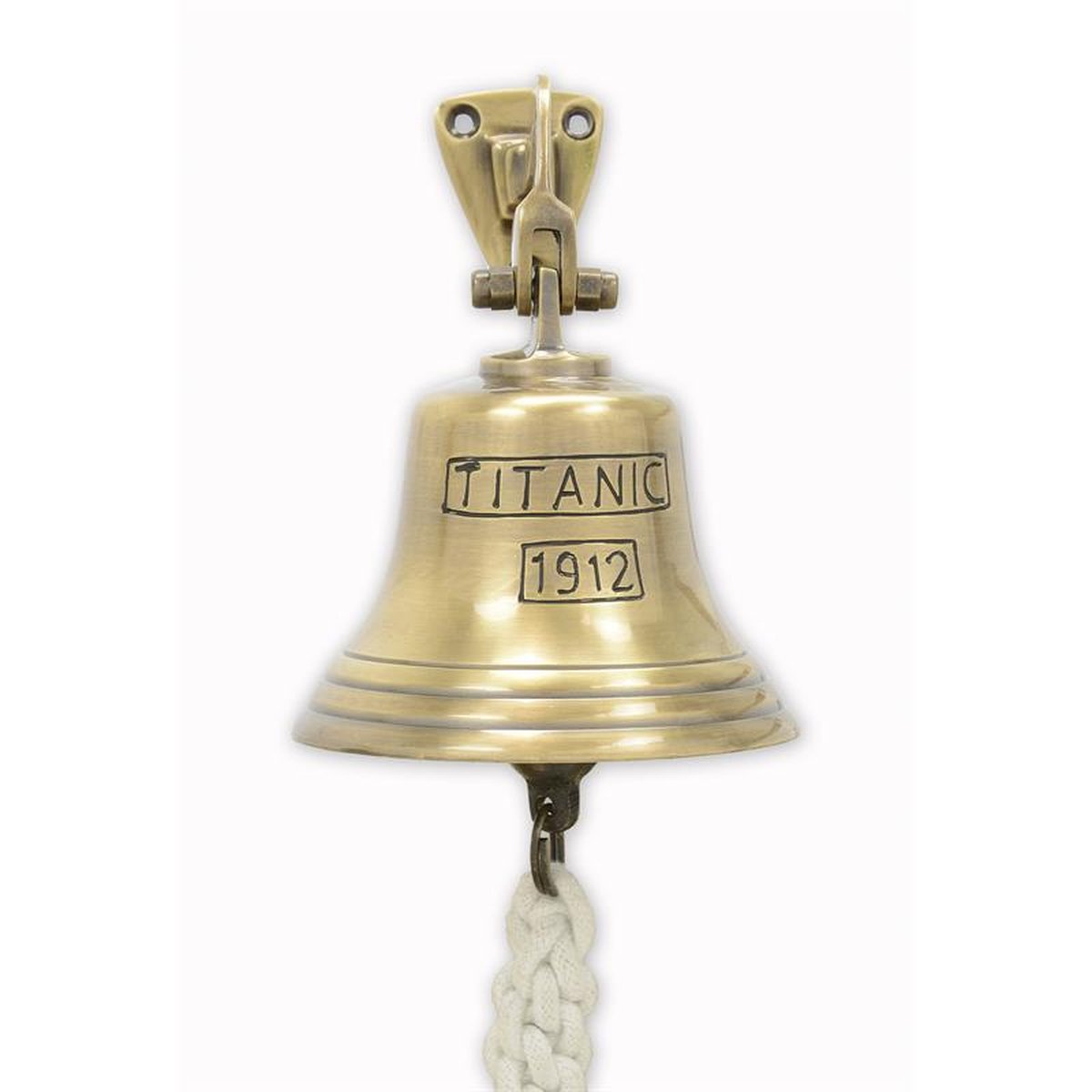 A BRASS SHIP BELL TITANIC""