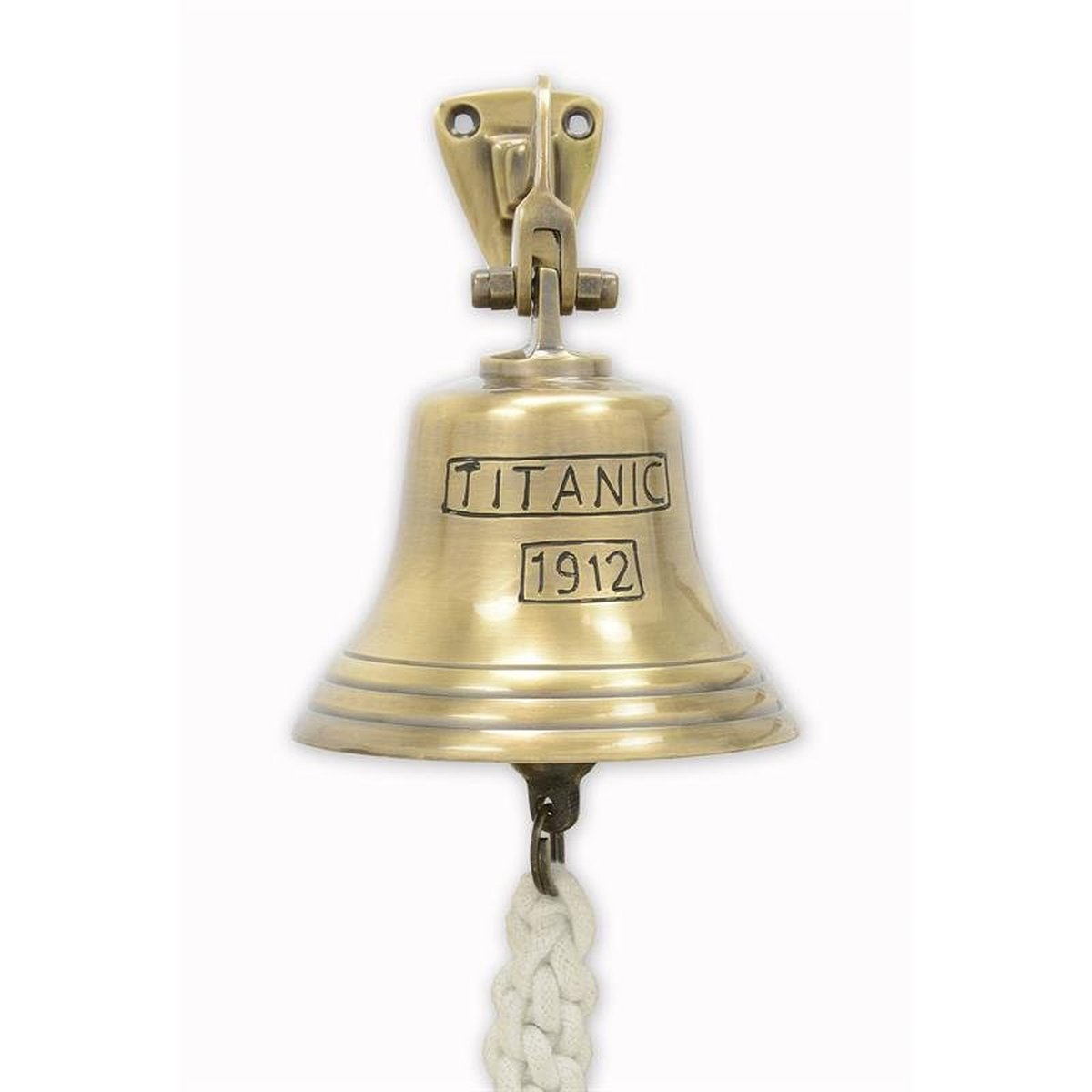 A Brass Ship Bell Titanic""