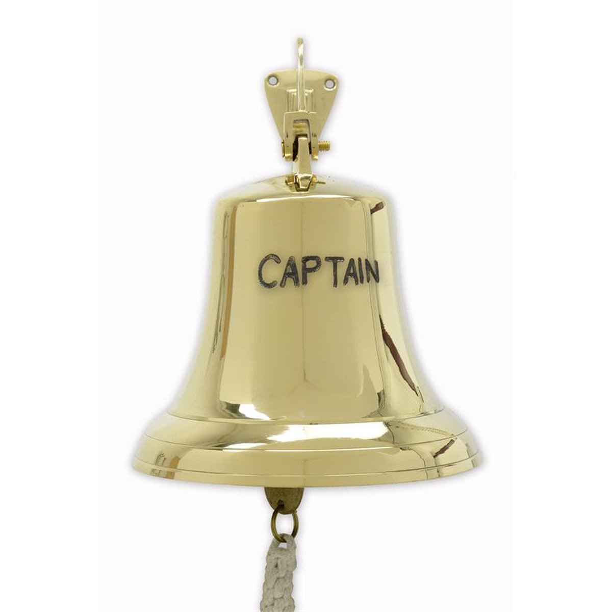 A BRASS WALL BELL CAPTAIN""