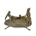 A BRONZE ART NOUVEAU PLANTER