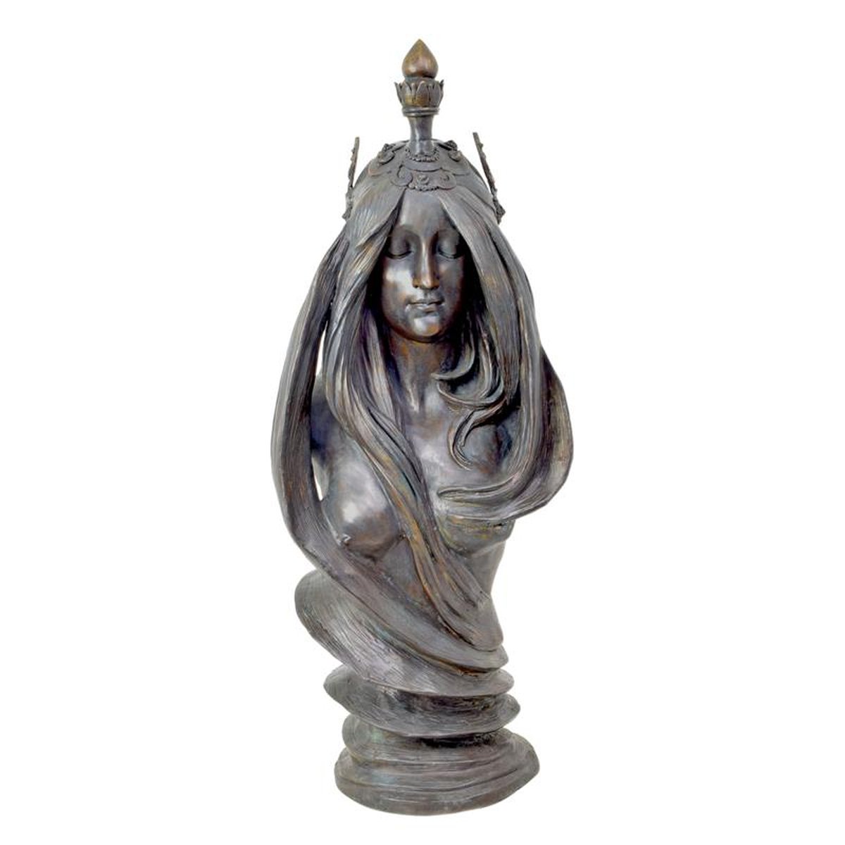 A BRONZE BUST CALLED LA NATURE""