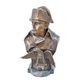 A BRONZE BUST OF NAPOLEON