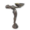 A BRONZE FIGURAL ART DECO FOUNTAIN