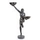 A BRONZE FIGURAL ART DECO FOUNTAIN