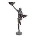 A BRONZE FIGURAL ART DECO FOUNTAIN