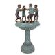 A BRONZE FOUNTAIN WITH 4 CHILDREN