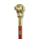 A BRONZE-HANDLED WALKING STICK