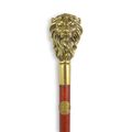 A BRONZE-HANDLED WALKING STICK