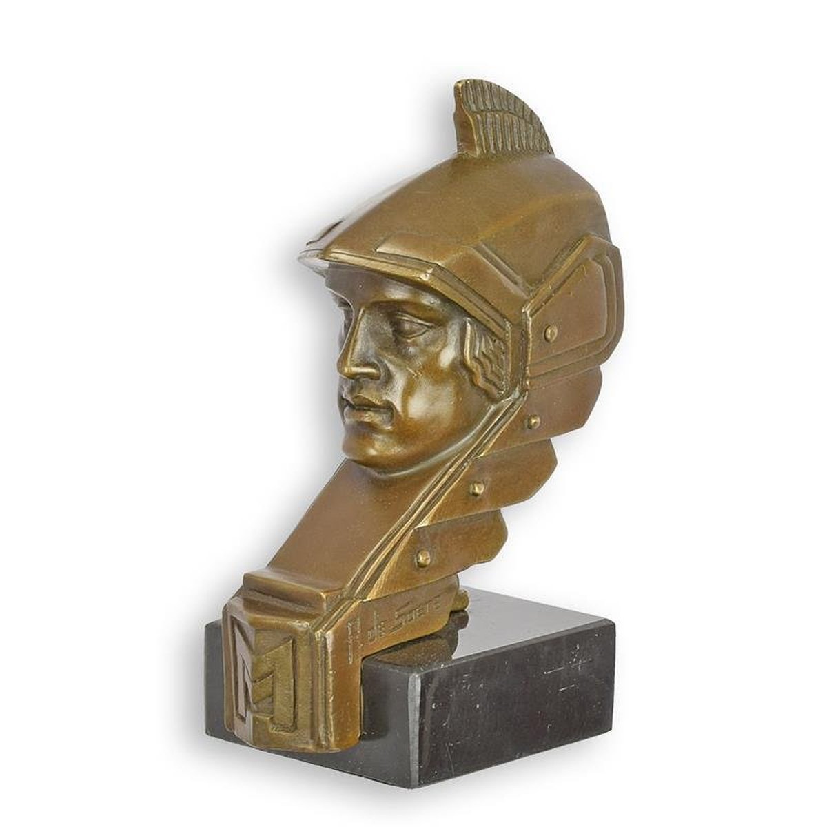 A Bronze Minerva Car Mascot