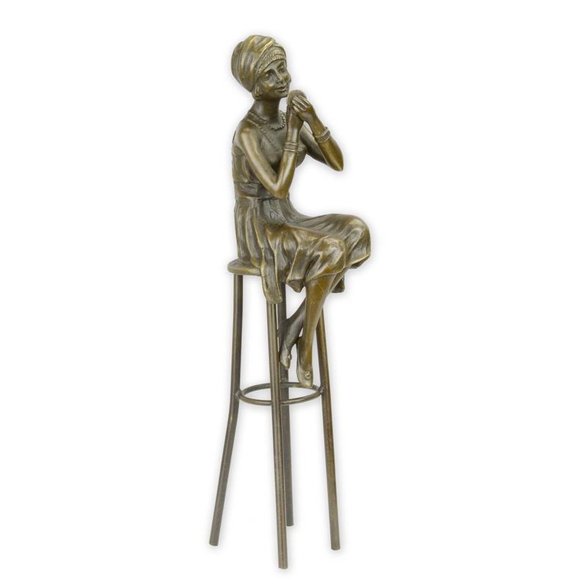 A BRONZE SCULPTURE CALLED  A LITTLE ROUGE""