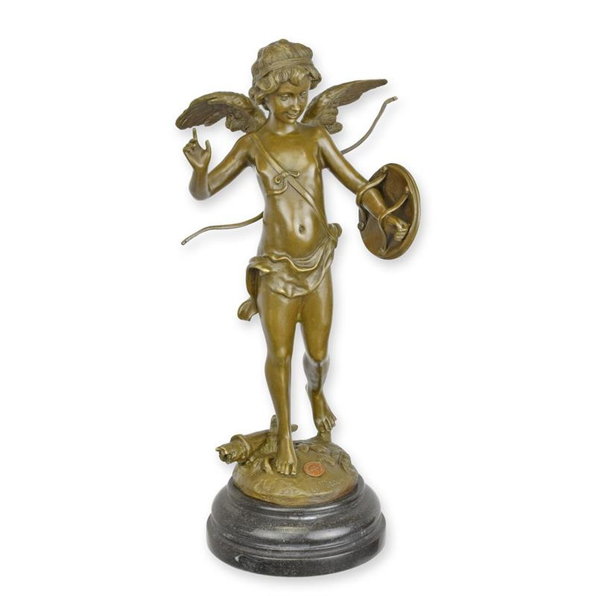 A BRONZE SCULPTURE CALLED ALERTE""