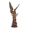 A BRONZE SCULPTURE CALLED ARMED PEACE