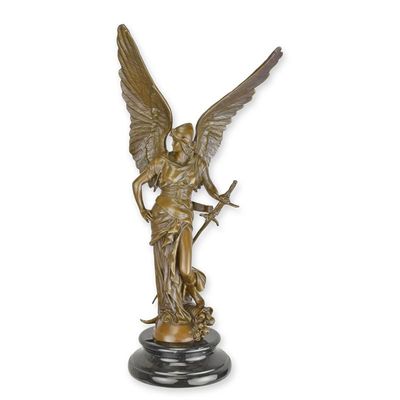 A BRONZE SCULPTURE CALLED ARMED PEACE""