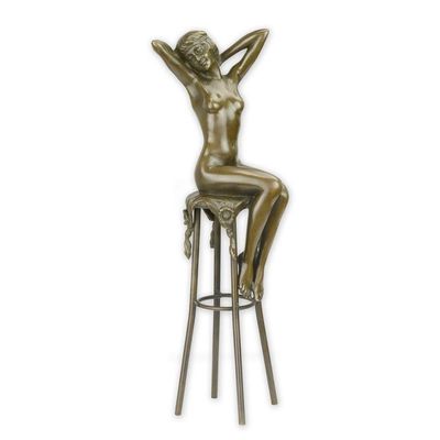 A BRONZE SCULPTURE CALLED AWAKENING""