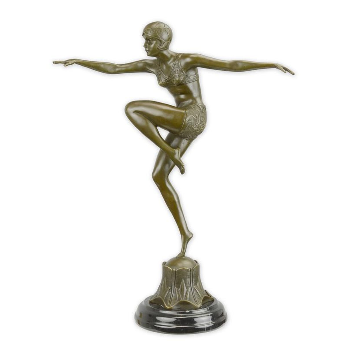 A BRONZE SCULPTURE CALLED CON BRIO