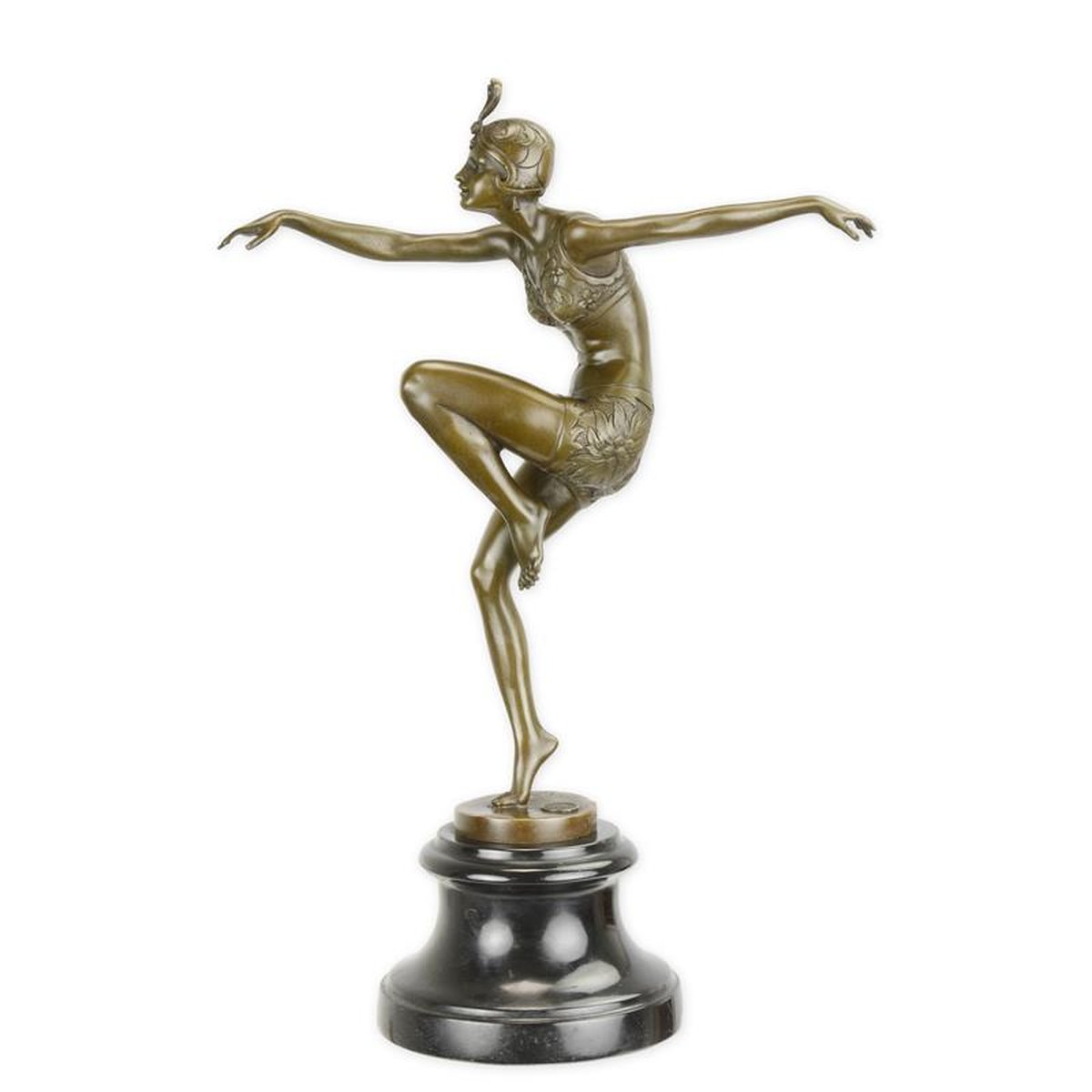 A BRONZE SCULPTURE CALLED CON BRIO