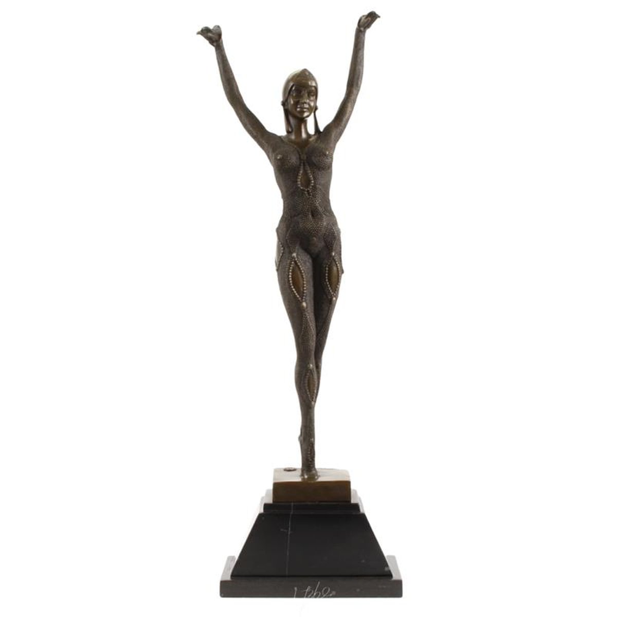 A BRONZE SCULPTURE CALLED DOURGA""