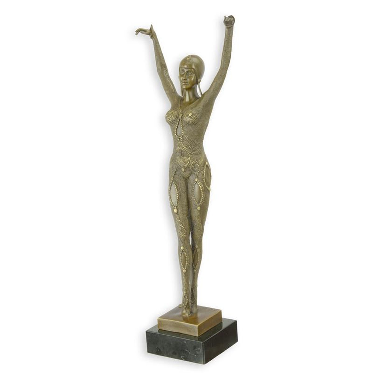 A BRONZE SCULPTURE CALLED  DOURGA""