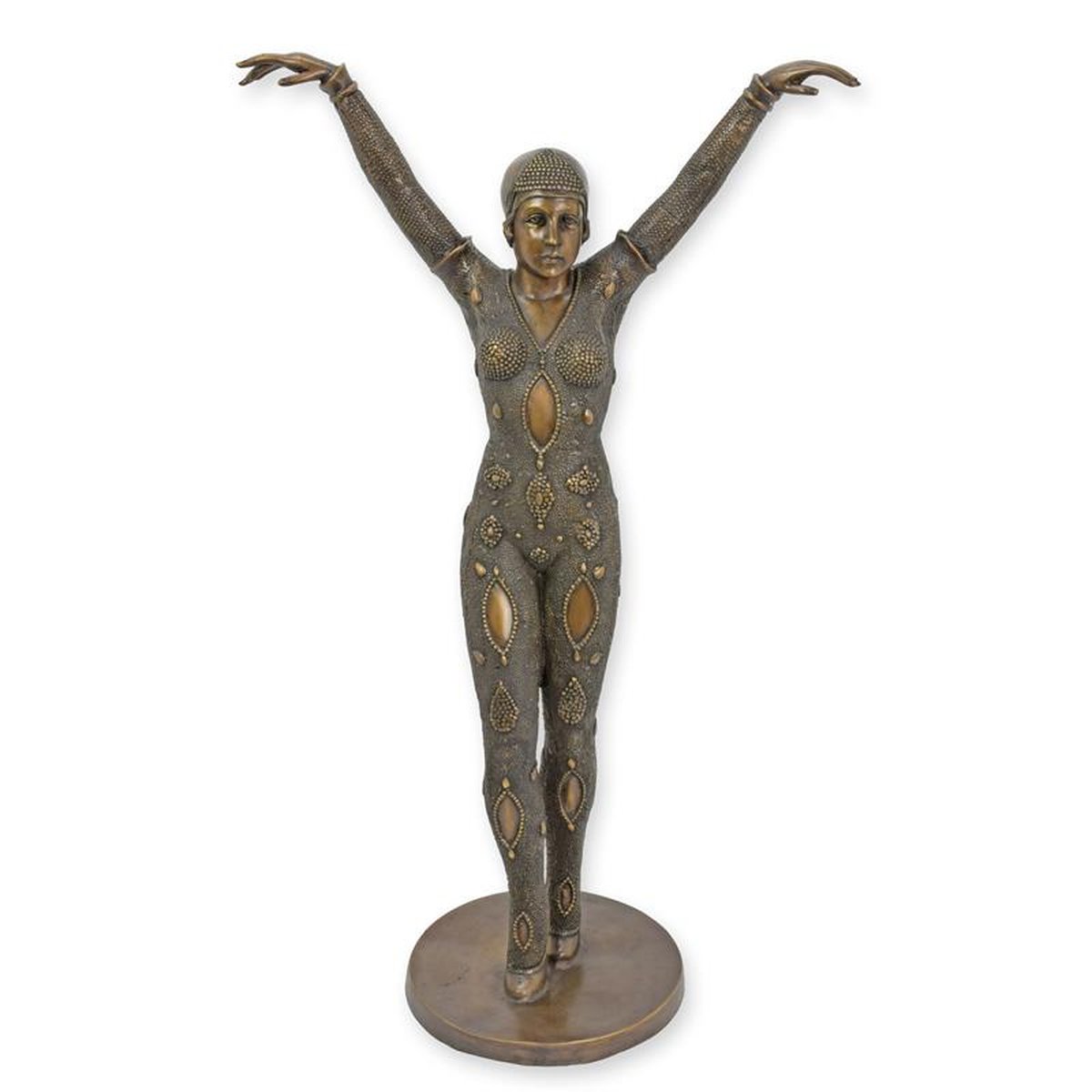 A BRONZE SCULPTURE CALLED DOURGA""