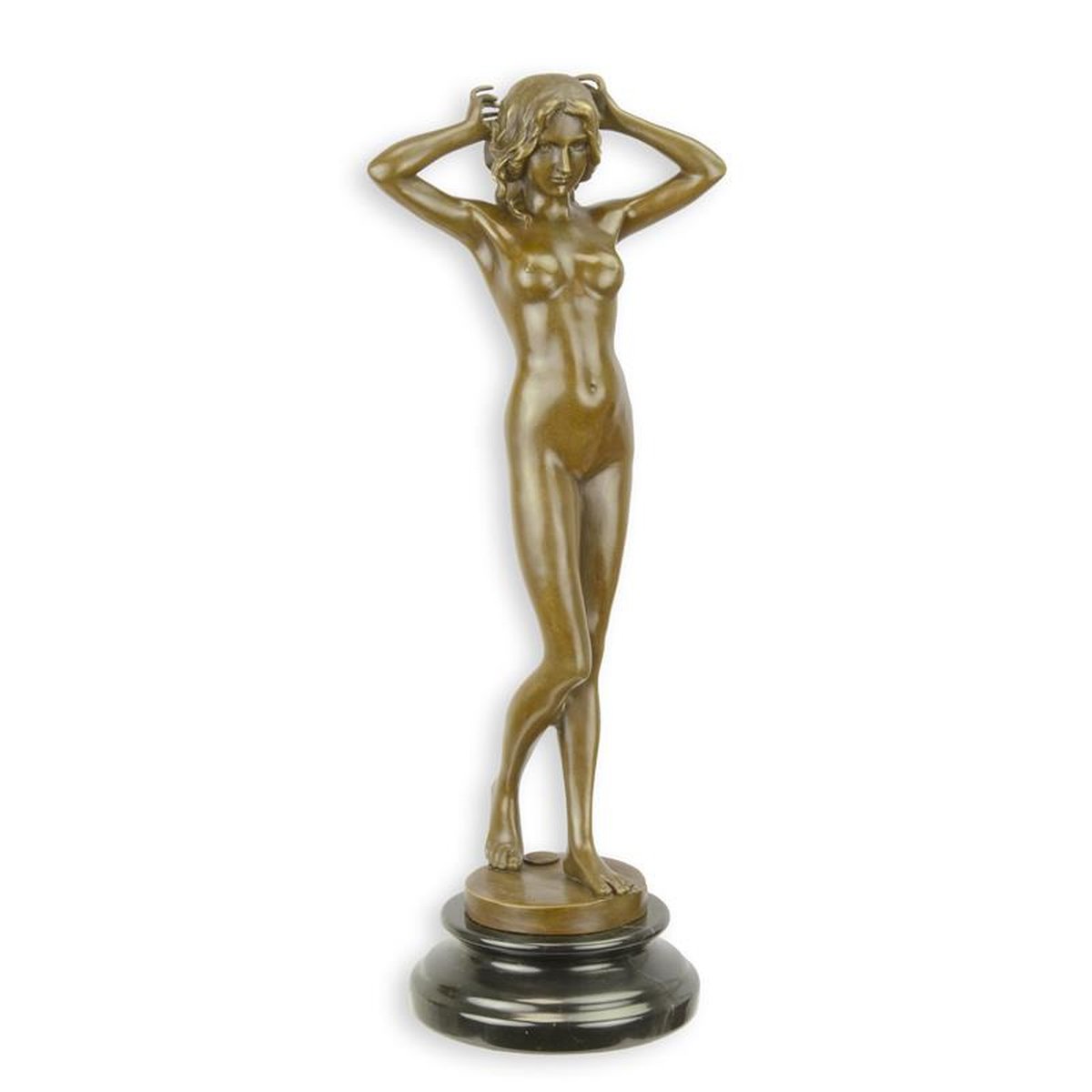 A BRONZE SCULPTURE CALLED FIRST SHIVER