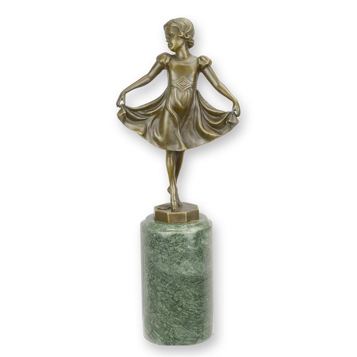 A BRONZE SCULPTURE CALLED LIESELOTTE