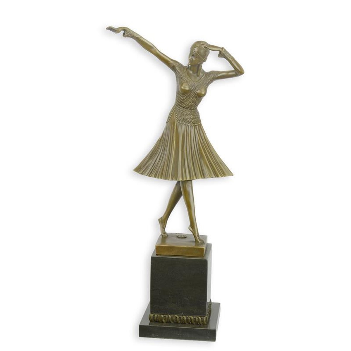 A BRONZE SCULPTURE CALLED MIRO""