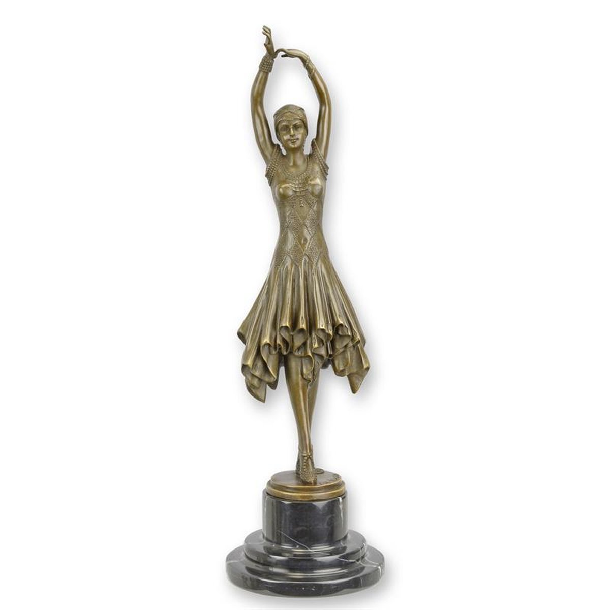 A BRONZE SCULPTURE CALLED MISS KITA""