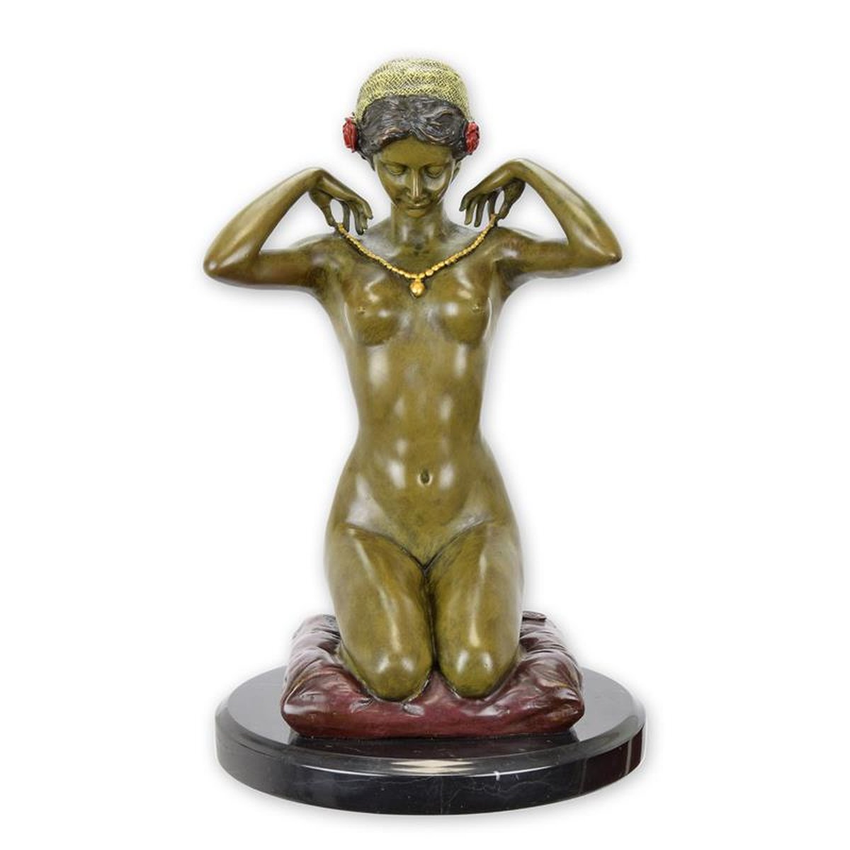 A BRONZE SCULPTURE CALLED NEW NECKLACE