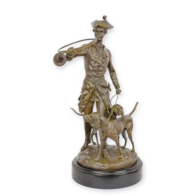 A BRONZE SCULPTURE CALLED PIQUER AU RELAIS""