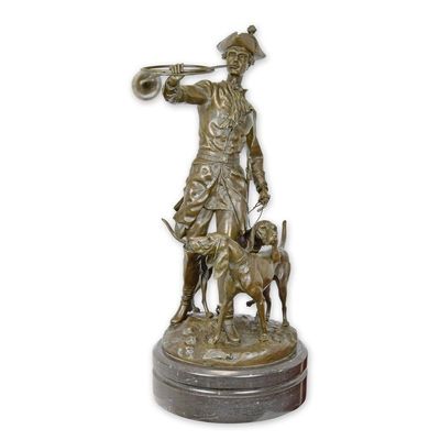 A BRONZE SCULPTURE CALLED PIQUER AU RELAIS""