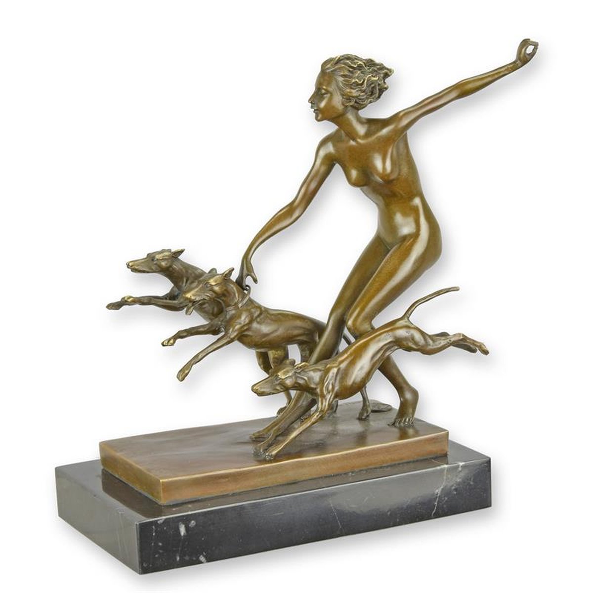 A BRONZE SCULPTURE CALLED SPRING FROLIC""