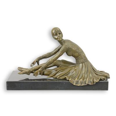 A BRONZE SCULPTURE CALLED TANARA""