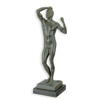 A BRONZE SCULPTURE CALLED THE AGE OF BRONZE""