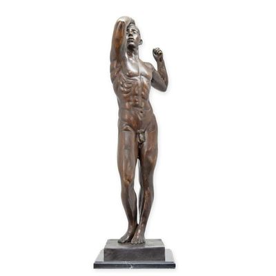 A BRONZE SCULPTURE CALLED THE AGE OF BRONZE""