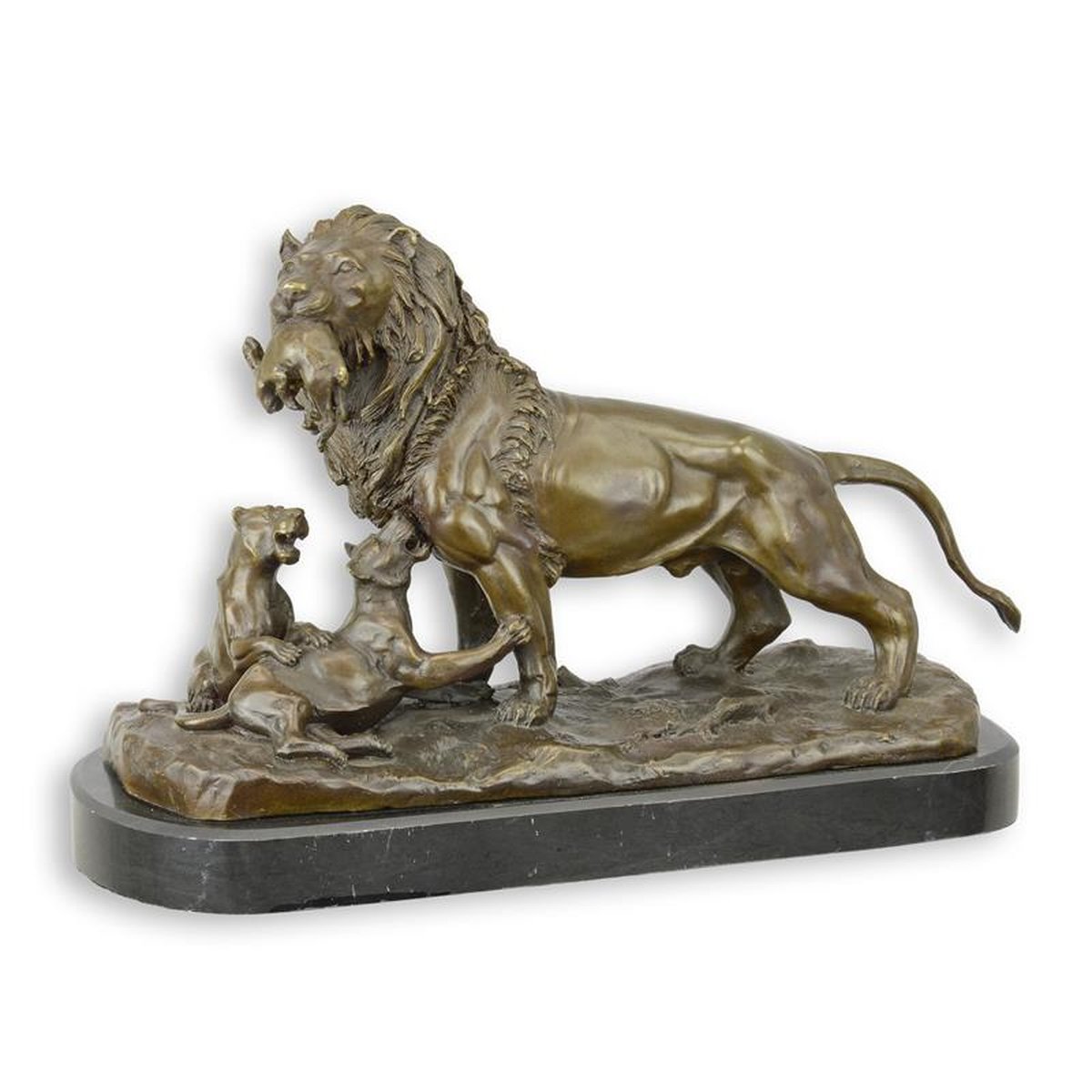 A BRONZE SCULPTURE CALLED THE FIRST WILD