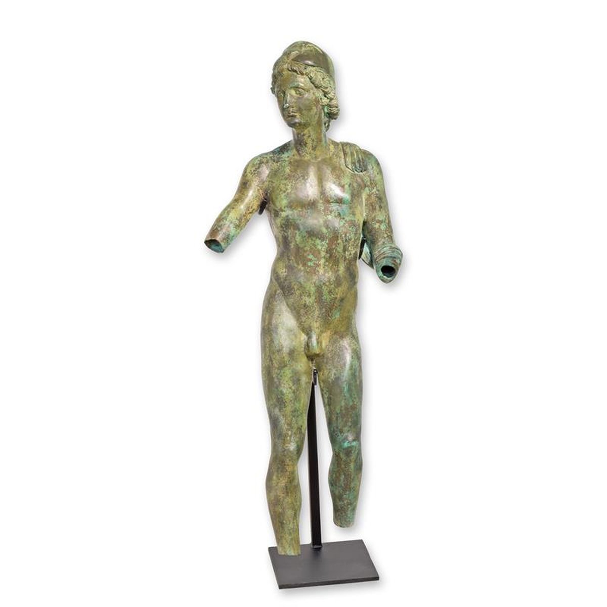 A BRONZE SCULPTURE CALLED THE YOUTH OF AGE""