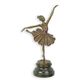 A BRONZE SCULPTURE OF A BALLERINA