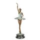 A BRONZE SCULPTURE OF A BALLERINA