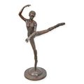 A BRONZE SCULPTURE OF A BALLERINA