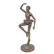A BRONZE SCULPTURE OF A BALLERINA