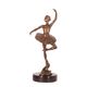 A BRONZE SCULPTURE OF A BALLERINA